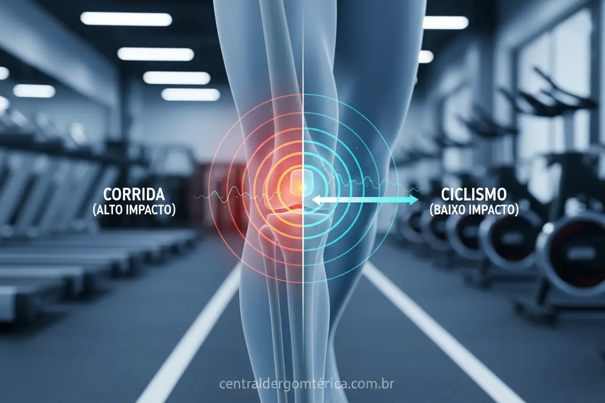 Impacto Articular: Bicicleta vs Esteira Bicicleta ergométrica ou esteira qual melhor para as articulações