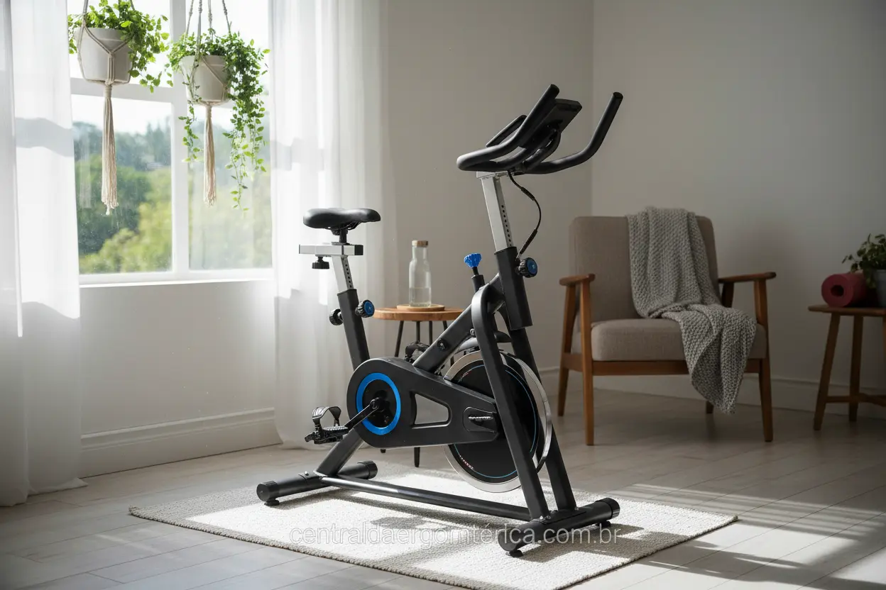 Bicicleta ergométrica com bom custo-benefício
