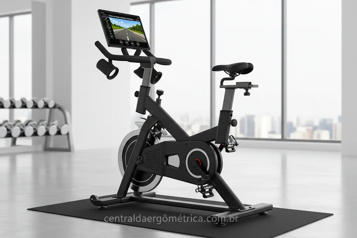 Bicicleta ergométrica profissional academia de alta performance
