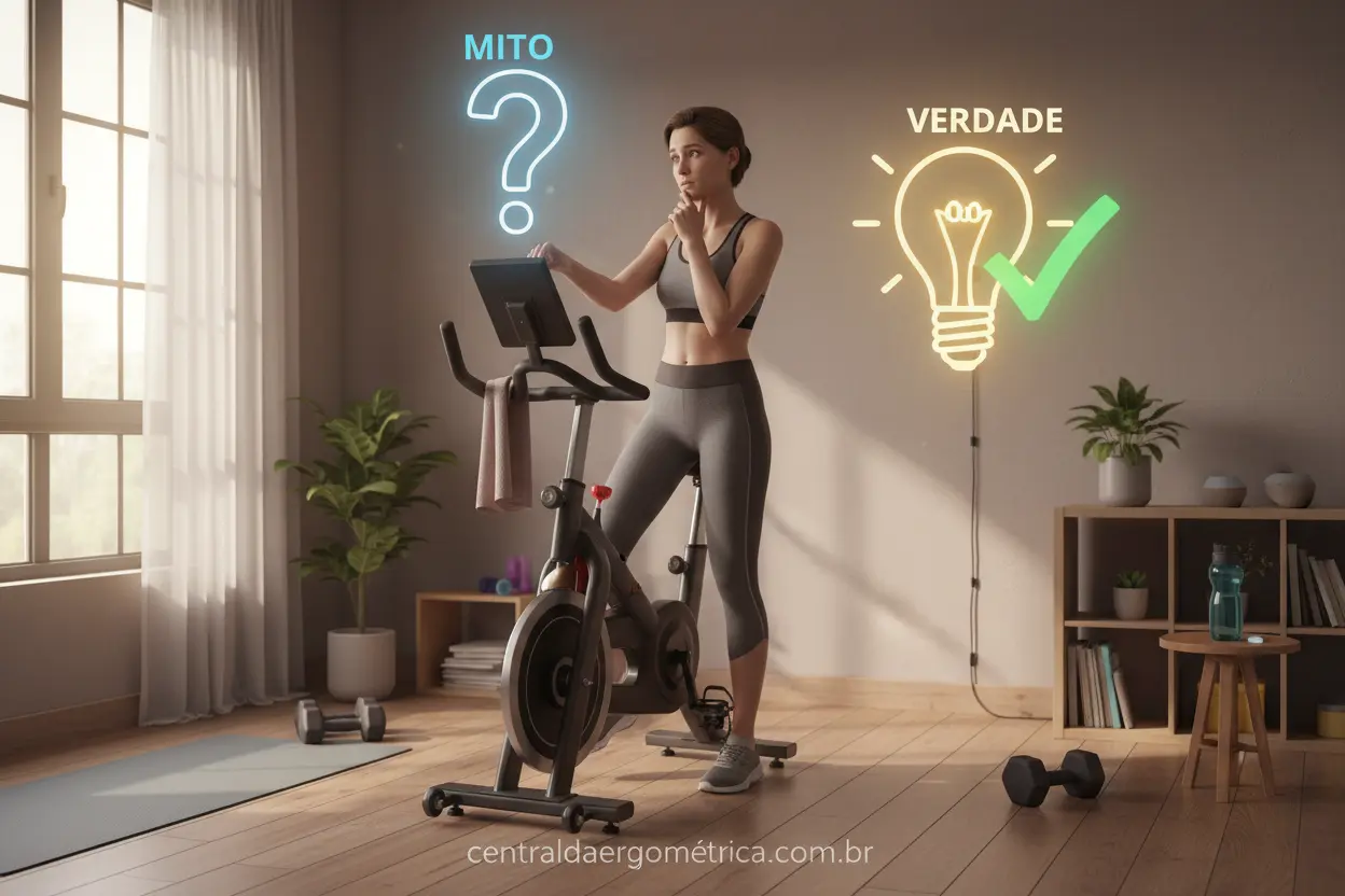 Mitos e verdades sobre bicicleta ergométrica